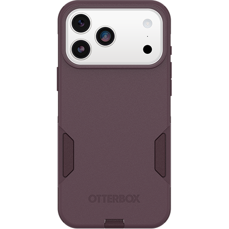 Purple OtterBox Commuter Series phone case on a white background
