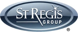St. Regis Group logo on a blue background