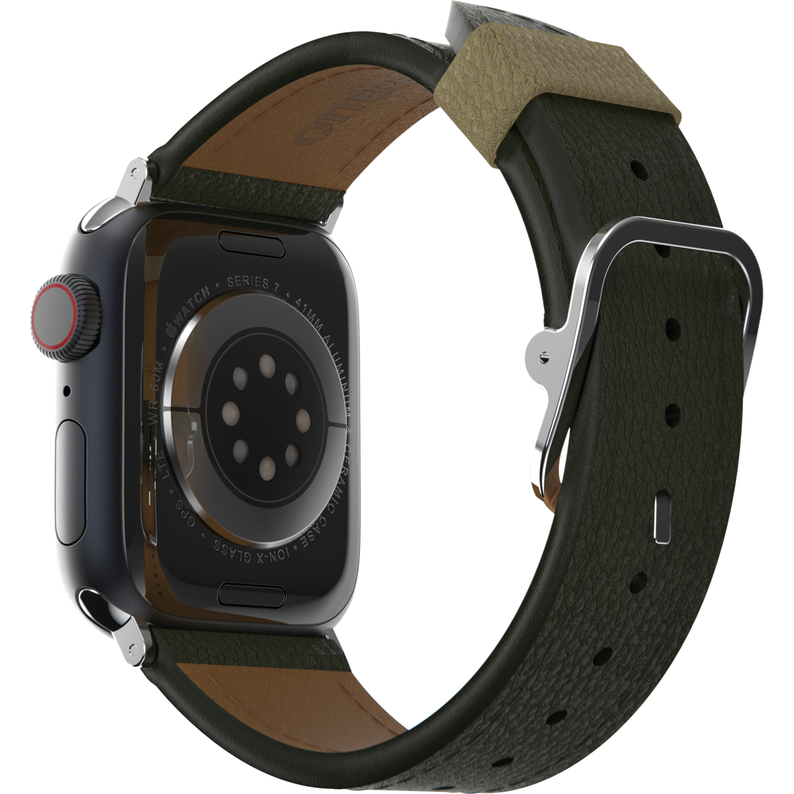 Apple Watch 40/41/42mm / Apple Watch 44/45/46mm Symmetry Series Cactus Leather Band - Image 6889