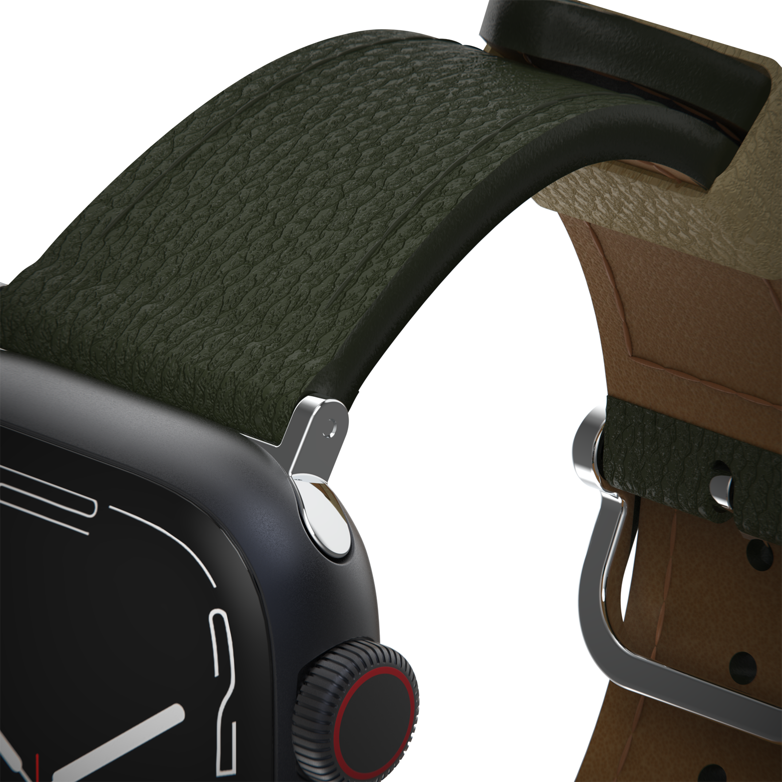 Apple Watch 40/41/42mm / Apple Watch 44/45/46mm Symmetry Series Cactus Leather Band - Image 6890