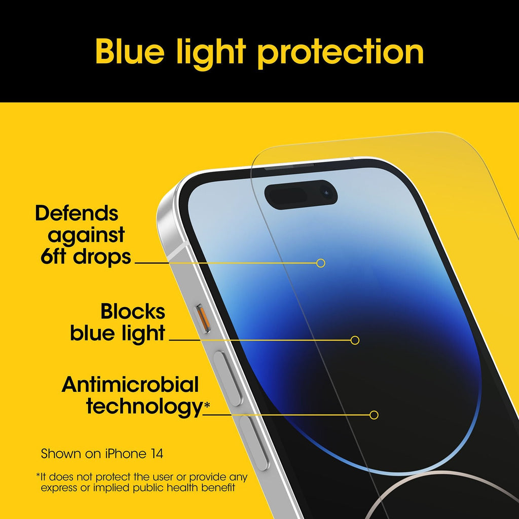 iPhone 15 Pro Premium Pro Glass Blue Light Screen Protector - Image 1138
