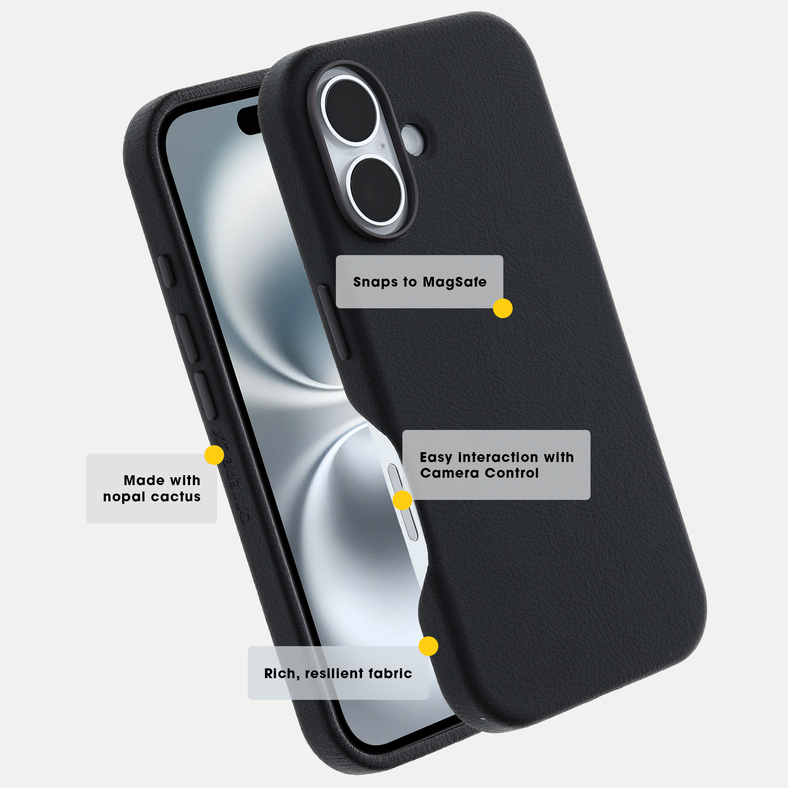 Leather iPhone 16 Case | OtterBox Cactus Leather