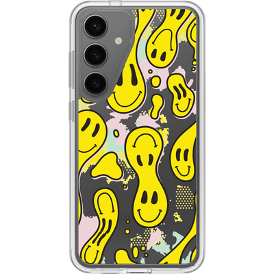 Galaxy S24+ Symmetry Series Clear Smiley Drip Case