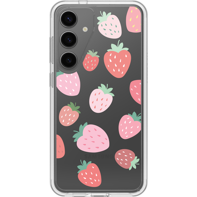 Galaxy S24+ Symmetry Series Clear Strawberry Case