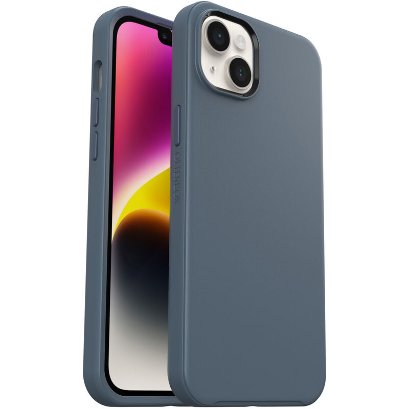 Blue trendy iPhone 14 Plus case
