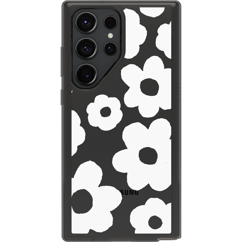 product image 2 - Galaxy S23 Ultra Case Symmetry Series Clear Black + White