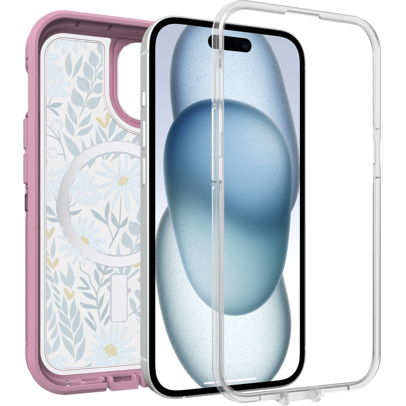 product image 3 - iPhone 15, iPhone 14 and iPhone 13 Case Defender Series XT Clear for MagSafe
