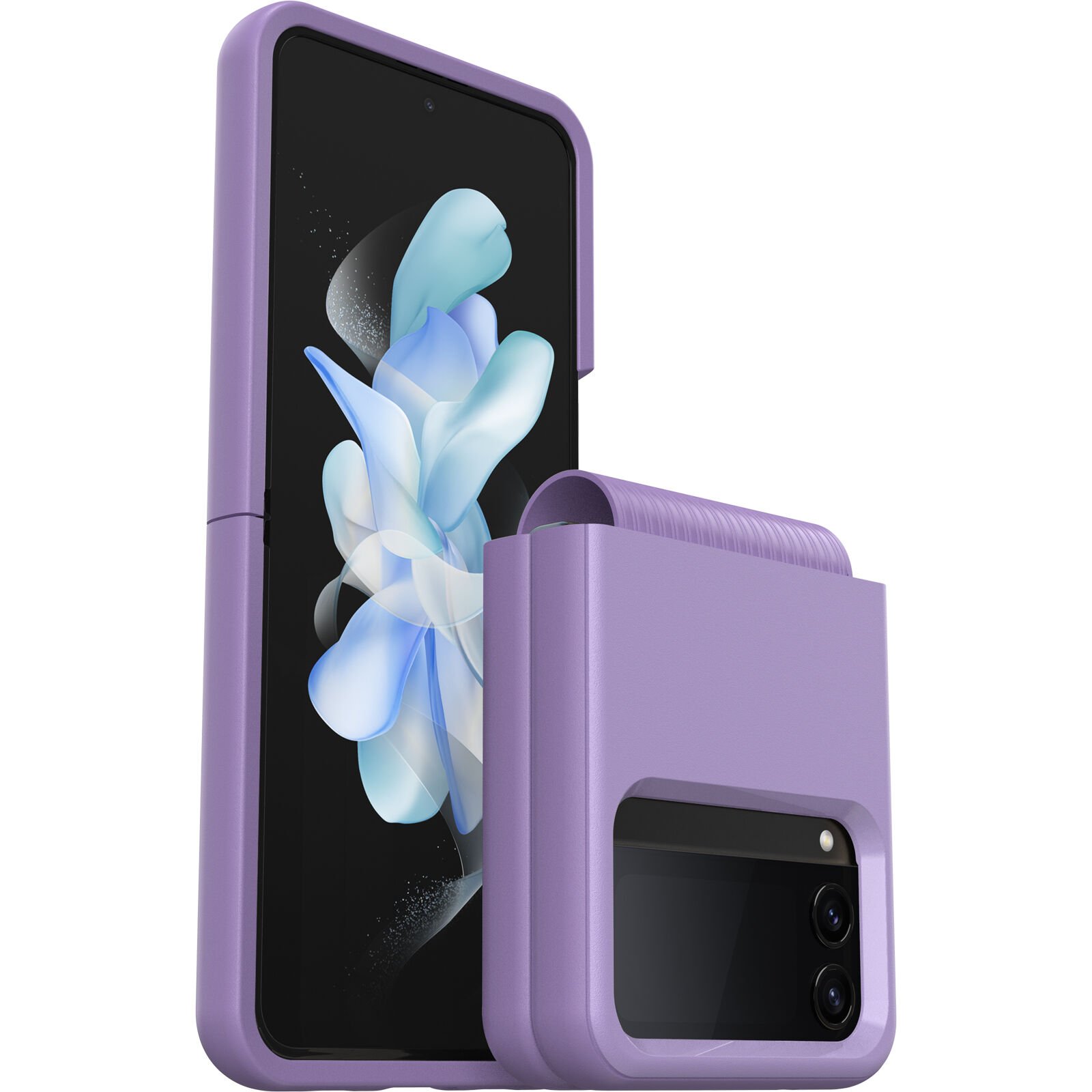 Purple Galaxy Z Flip4 Case | OtterBox Symmetry Series Flex