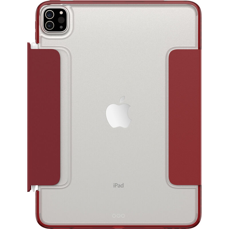 Red Pro 11-inch (4th gen and 3rd gen) clear Case | OtterBox Symmetry Series 360
