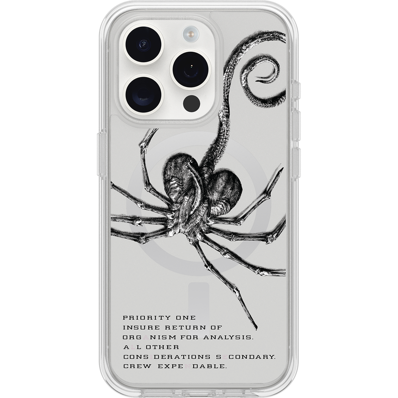 product image 1 - iPhone 15 Pro Case Symmetry Series Clear for MagSafe Alien