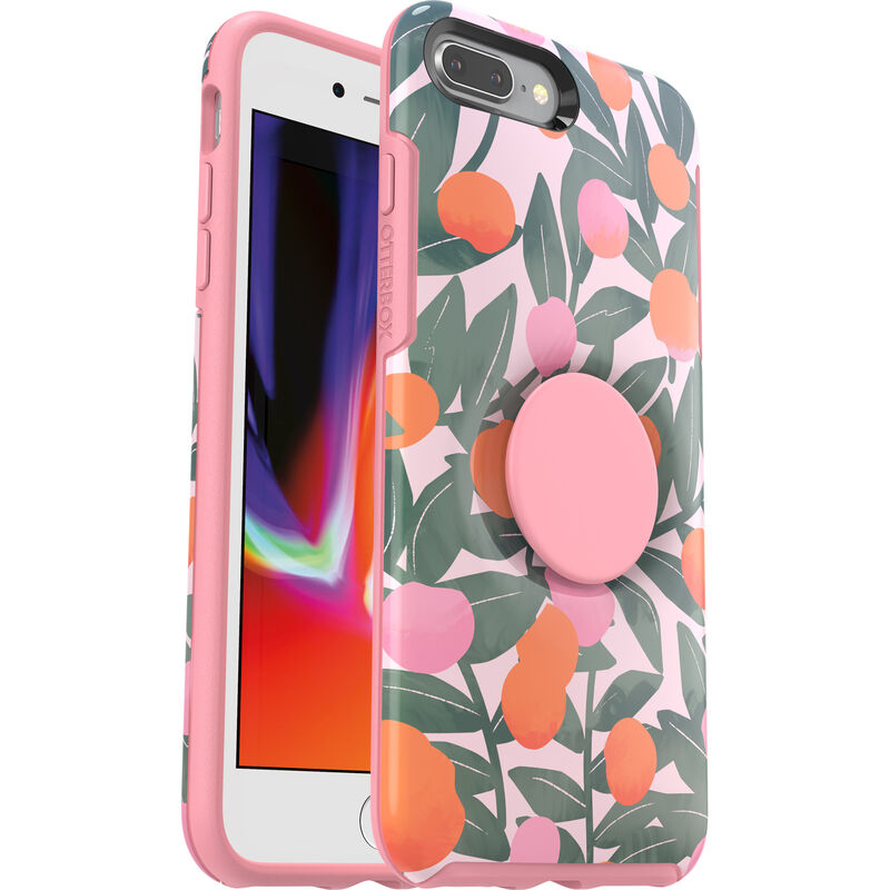 opwinding Susteen rand Pink PopSockets iPhone 8 Plus/7 Plus Case | Otter + Pop