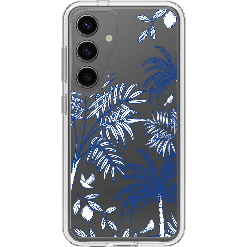 product image 1 - Galaxy S24 Case Symmetry Series Clear Vintage Vacation