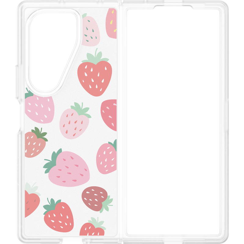 product image 1 - Galaxy Z Fold6 Case Thin Flex Series Strawberry Field