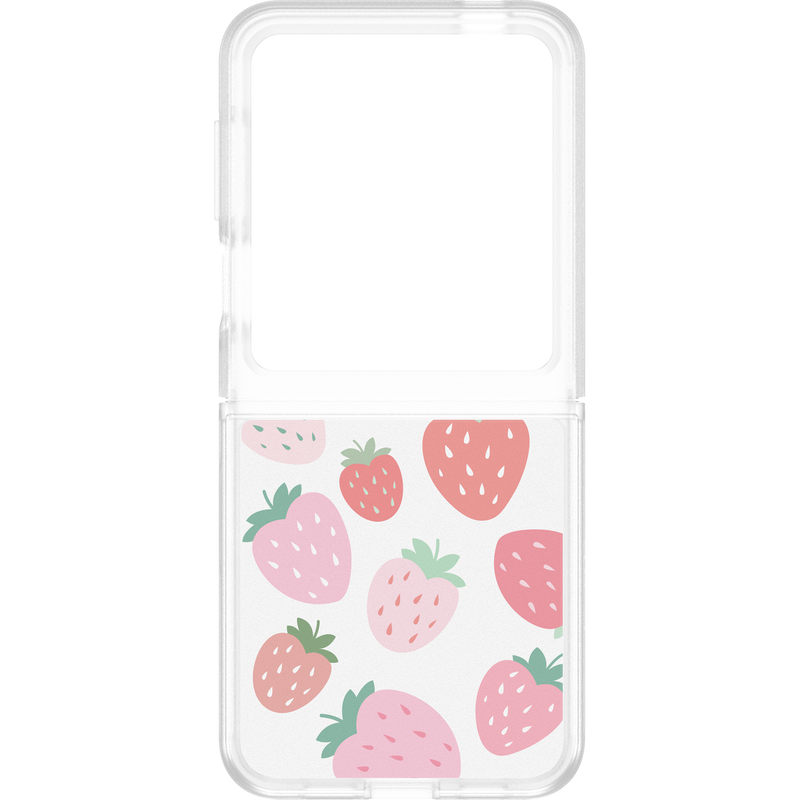 product image 1 - Galaxy Z Flip6 Case Thin Flex Series Strawberry Field