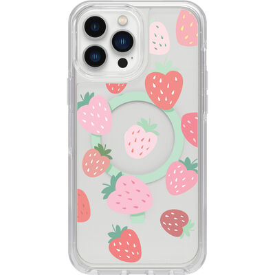 iPhone 13 Pro Max Symmetry Series Clear for MagSafe Strawberry Case