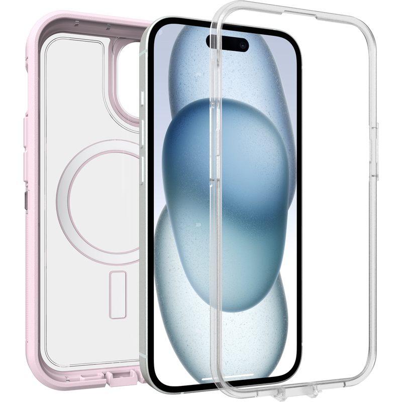 product image 3 - iPhone 15, iPhone 14 and iPhone 13 Case Defender Series XT Clear for MagSafe