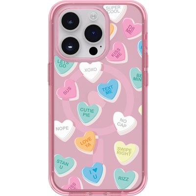 iPhone 14 Pro Symmetry Series Case for MagSafe Candy Hearts