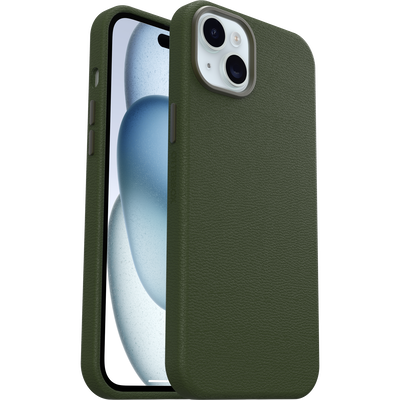 iPhone 15 Plus Symmetry Series Cactus Leather Case