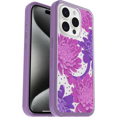 iPhone 15 Pro Symmetry Series Clear Case for MagSafe Fluttering Flora