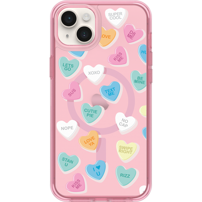 iPhone 14 Plus Symmetry Series Case for MagSafe Candy Hearts