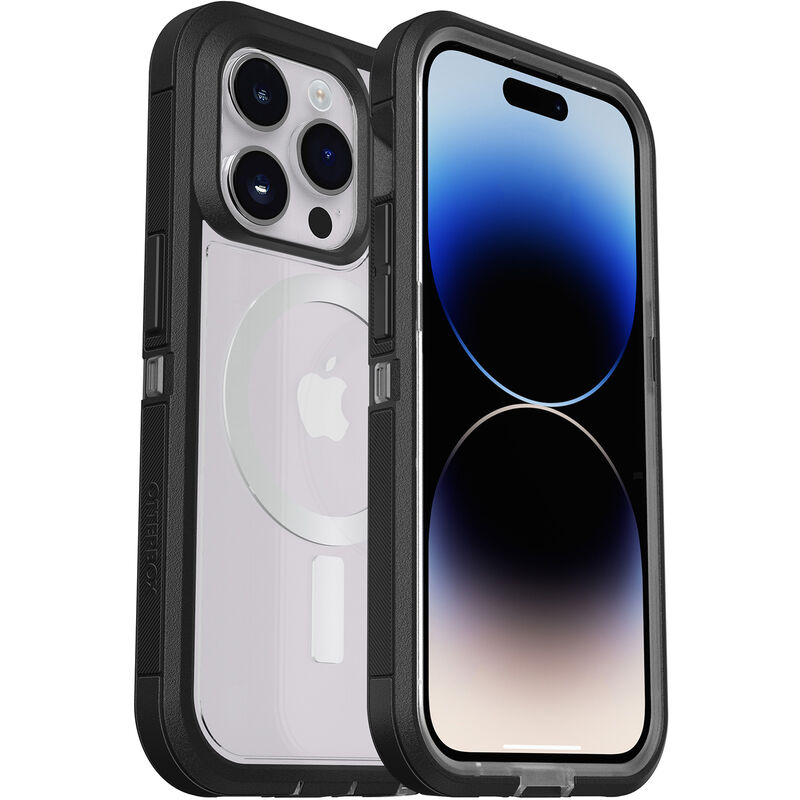 OtterBox - Defender Pro Case for Apple iPhone 15 Plus / iPhone 14 Plus - Black