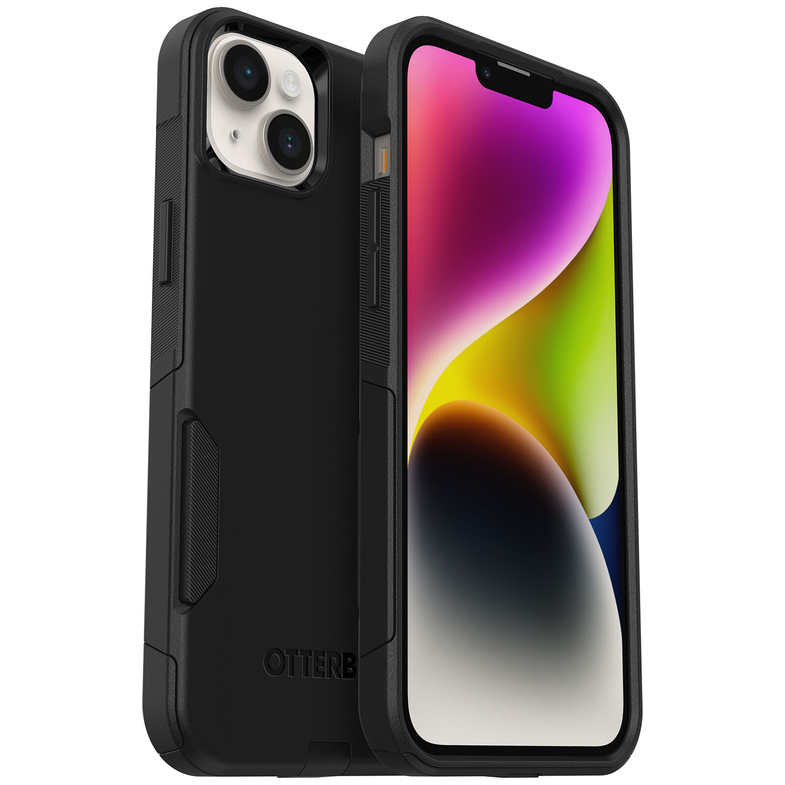 Black thin iPhone 14 Plus Case | OtterBox Commuter Series