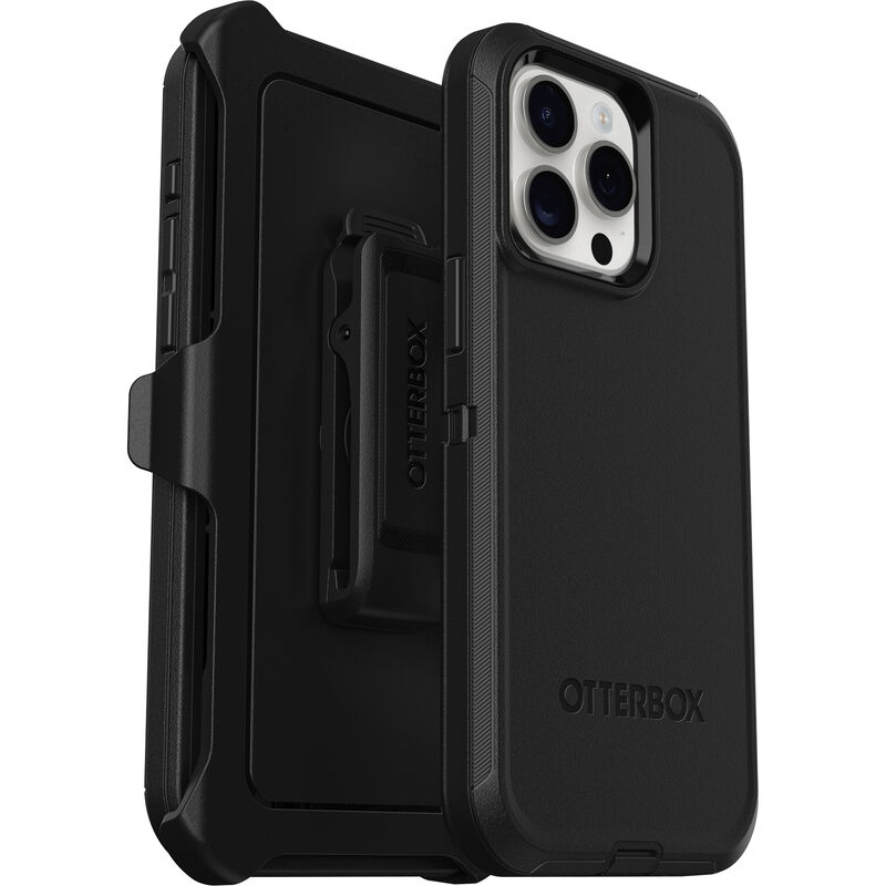 OtterBox 77-92547 Defender Case for Apple iPhone 15 Pro Max , Black