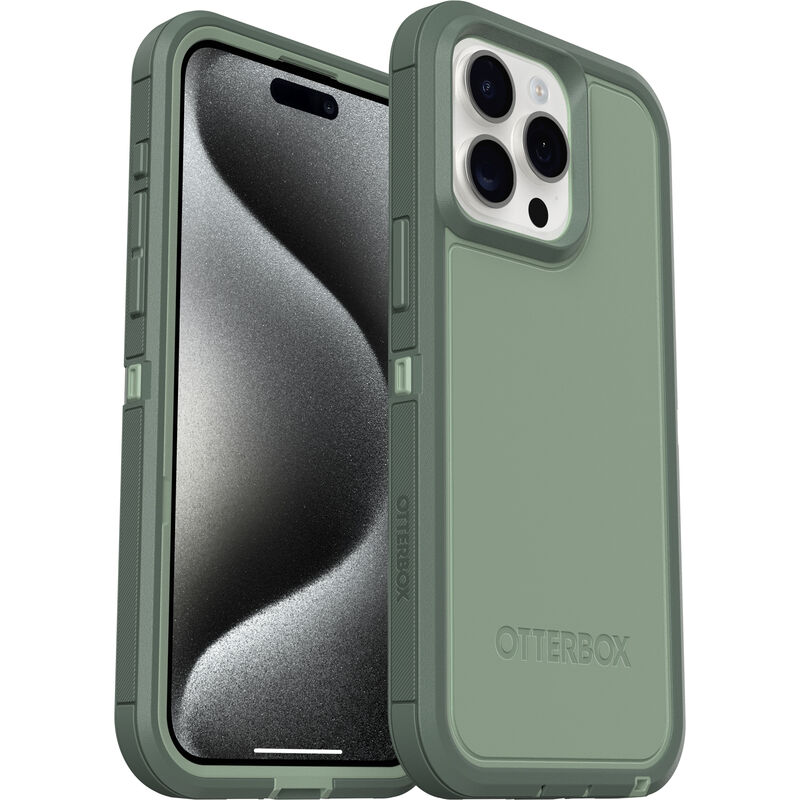 OtterBox iPhone 15 Pro Max Defender Series XT Case for MagSafe Emerald Isle