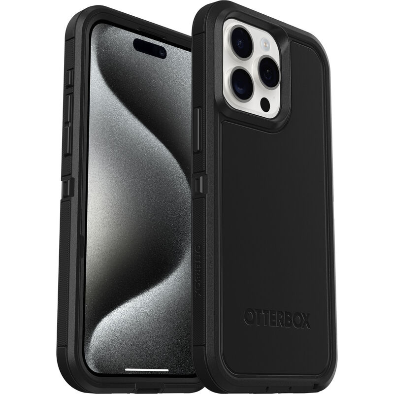 OtterBox Defender Pro Case for the iPhone 15 Pro Max - Black