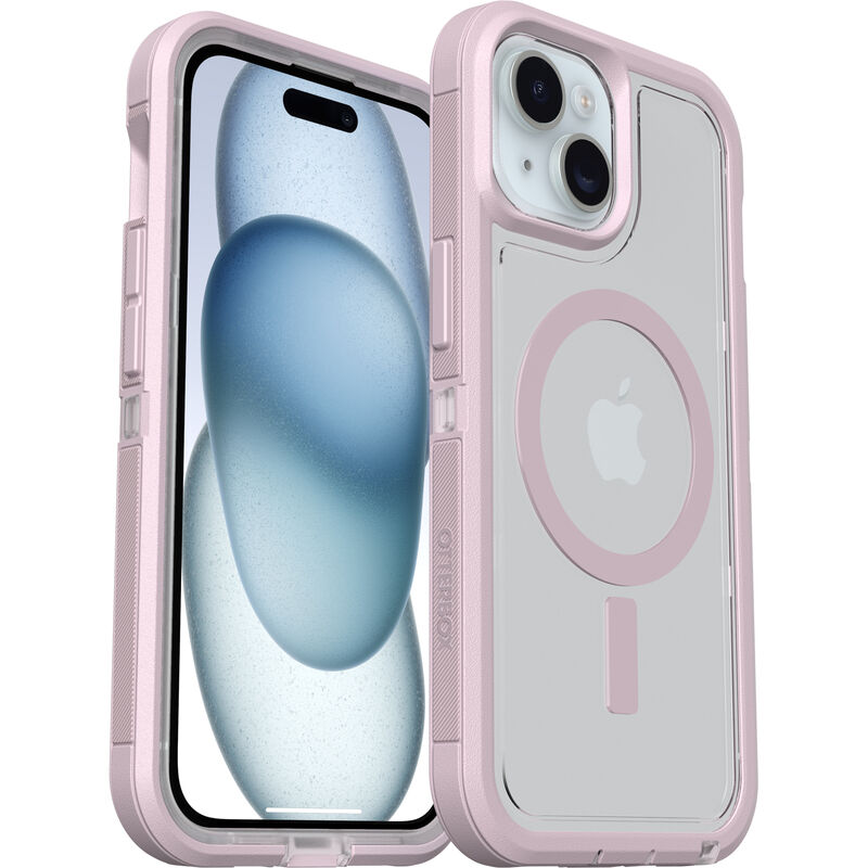 Pink Clear and Color iPhone 15 ProCase