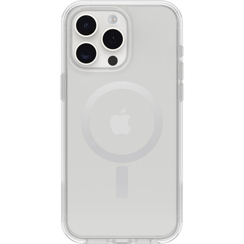 product image 2 - iPhone 15 Pro Max Case Symmetry Series Clear for MagSafe Stitch