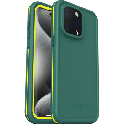  OtterBox iPhone 15 Pro MAX (Only) Defender Series XT Clear Case  - MOUNTAIN FROST (Clear), screenless, rugged , snaps to MagSafe, lanyard  attachment : Cell Phones & Accessories