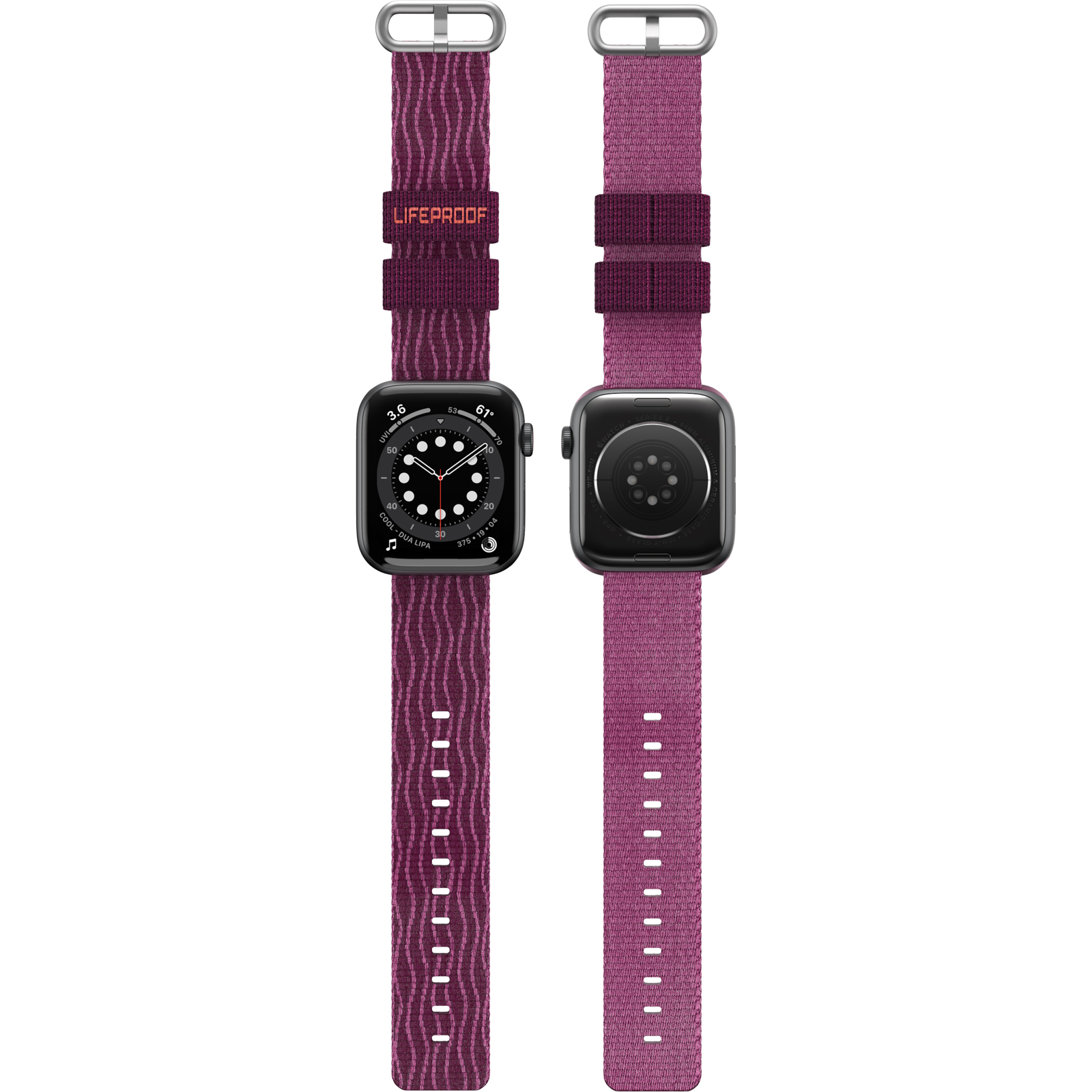 Adlynlife Watch Strap Compatible with Apple Watch Straps for Men & Women  (Purple, 42mm/44mm/45mm)