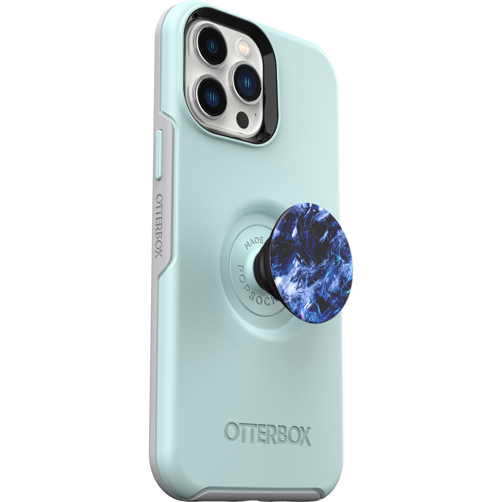 Lids Toronto Blue Jays OtterBox Otter+Pop PopSocket Symmetry Baseball  Design iPhone Case - Black