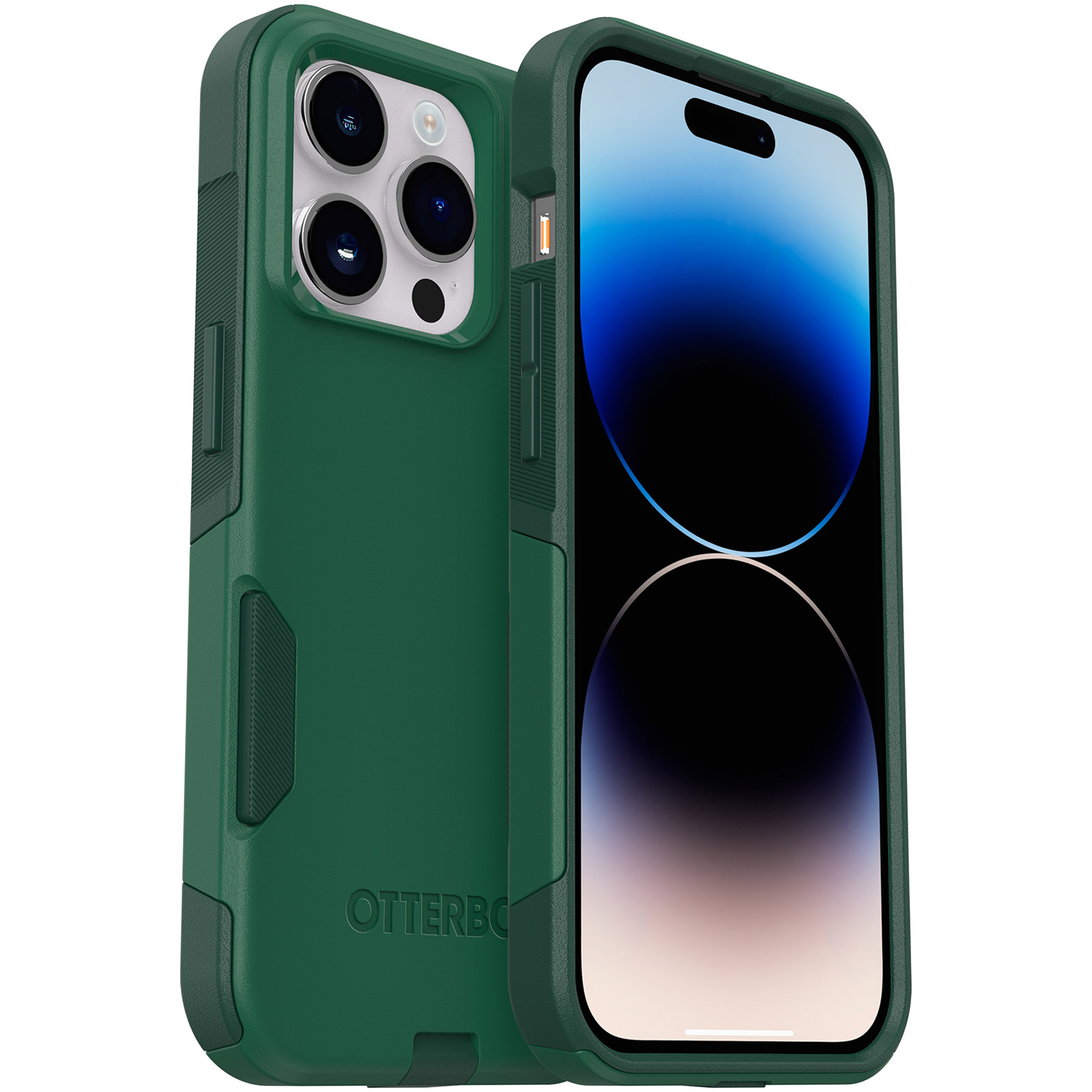 Otterbox iPhone 14 & iPhone 13 Commuter Series Case - TREES COMPANY  (Green), Slim & Tough, Pocket-Friendly, with Port Protection