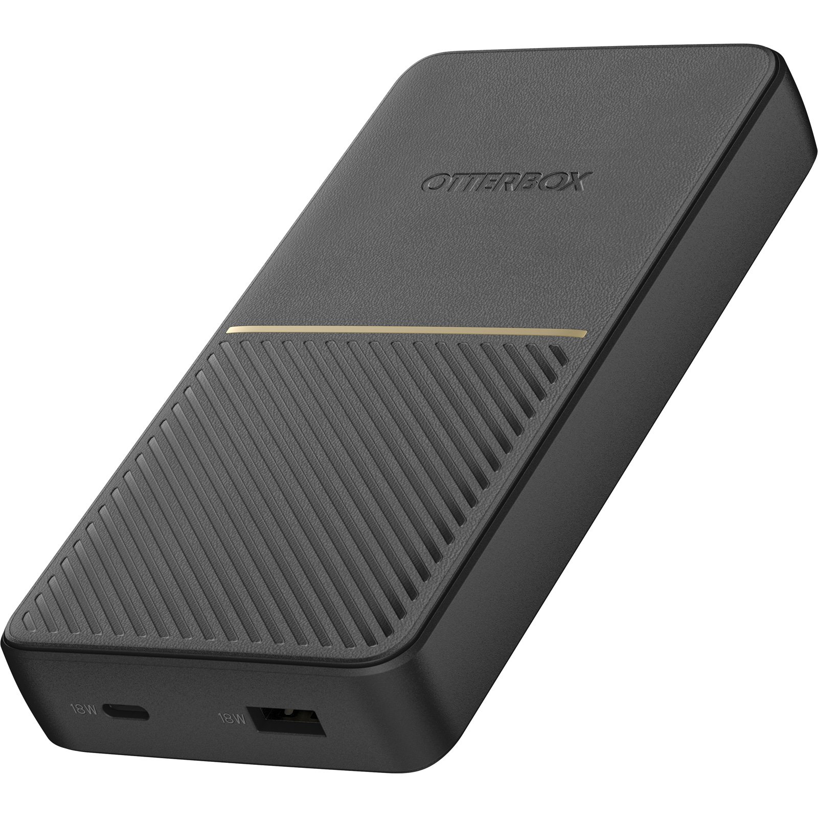 4 in 1 Power Bank, 20000mAh Portable Charger Mini Power Bank for  iOS/Micro/type-c/USB-A, Black