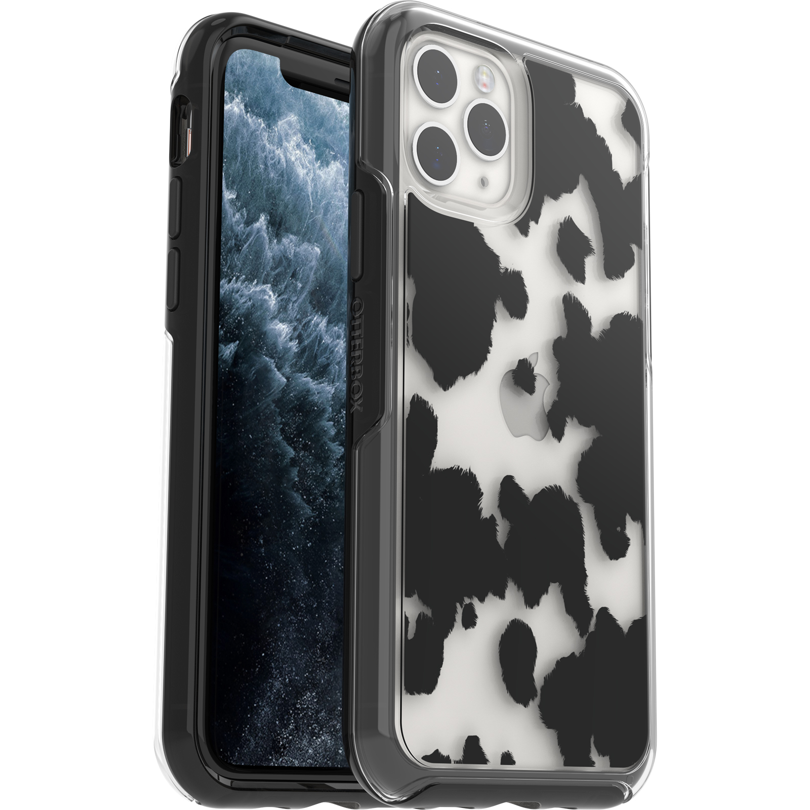 Cow Print iPhone 13 Pro Clear Case