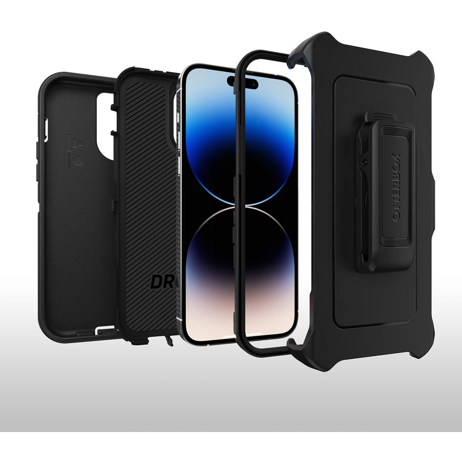 OtterBox iPhone 14 Pro Max Defender Series Case BLACK.