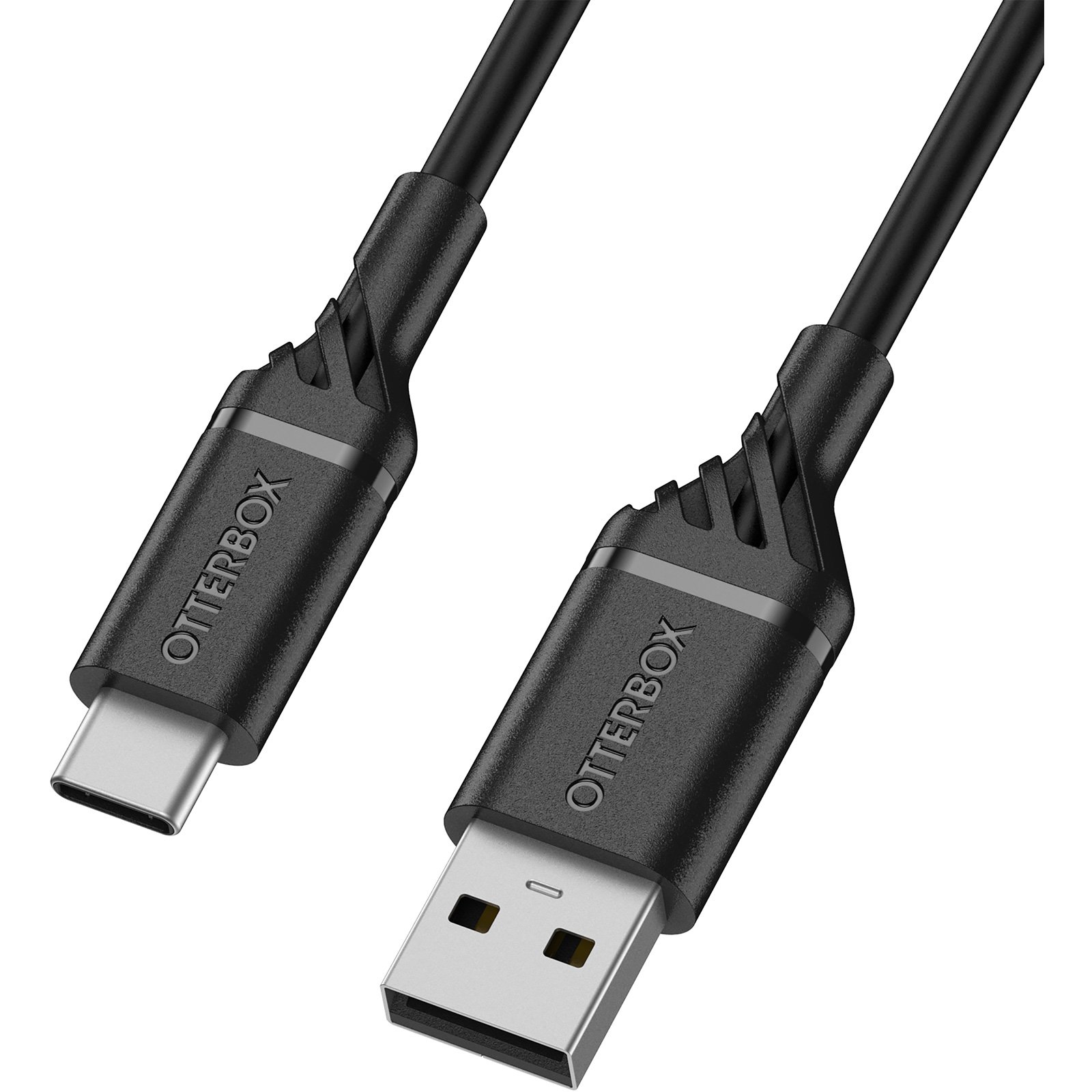 CABLE RENFORCE USB-A VERS USB-C 1M NOIR