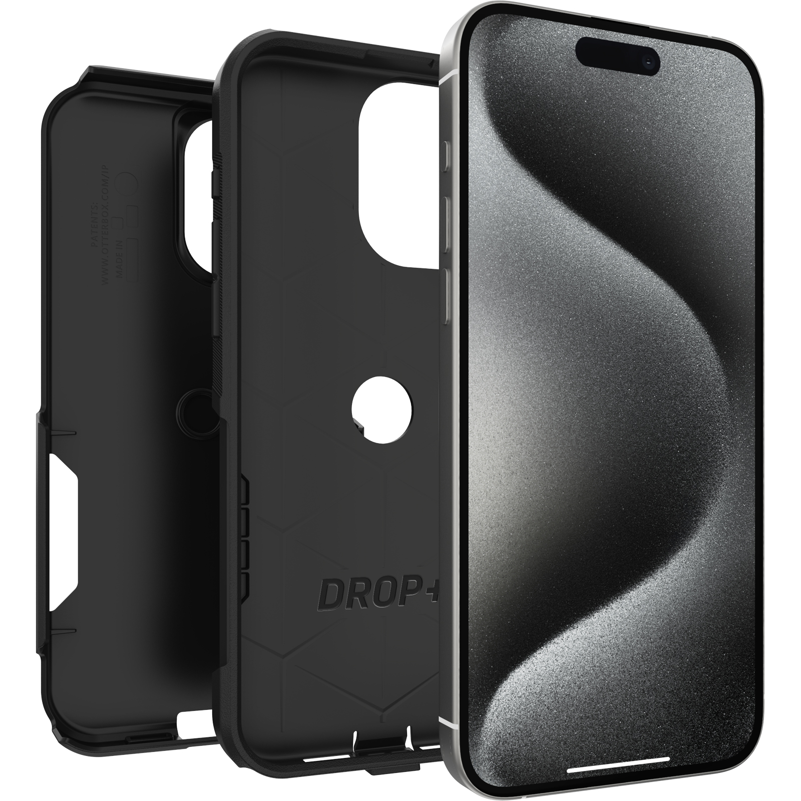 iPhone 15 Pro Max OtterBox FRĒ Series Case for MagSafe Black