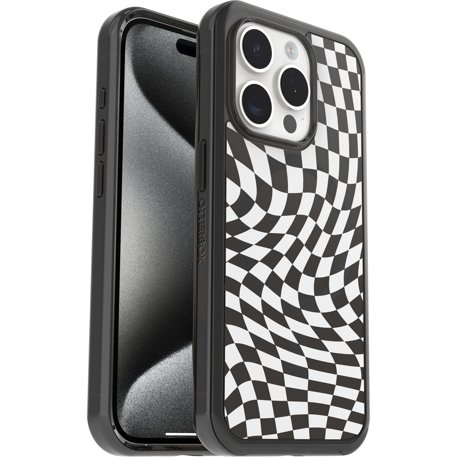iPhone 12 Pro Flawless Checkered Glass Protective Back Case - ShoppCart