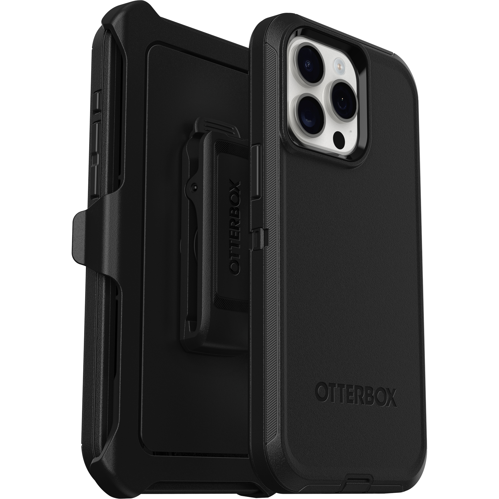  OtterBox iPhone 15 Pro MAX (Only) Defender Series XT Clear Case  - MOUNTAIN FROST (Clear), screenless, rugged , snaps to MagSafe, lanyard  attachment : Cell Phones & Accessories