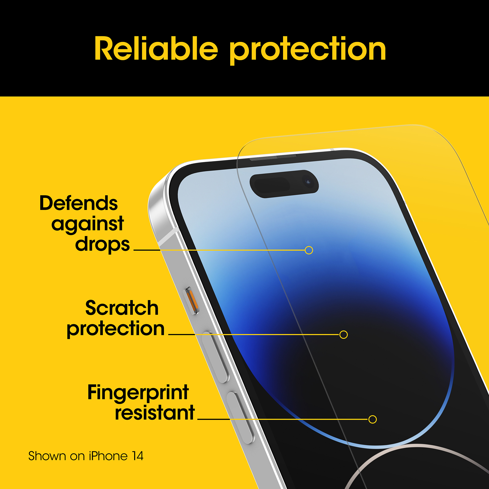 Otterbox Funda Y Protector Pantalla React+Trusted Glass iPhone 15