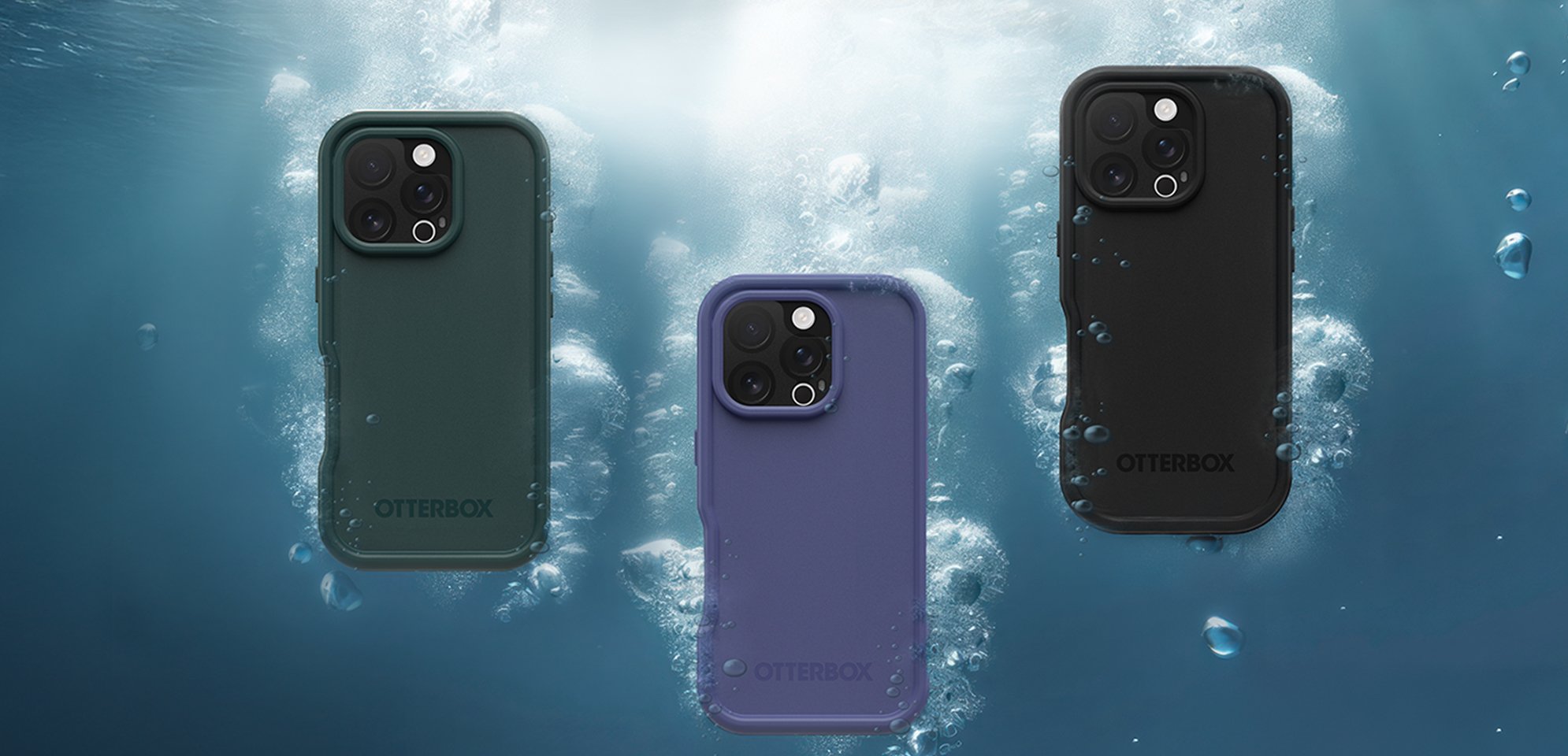 Underwater iPhone 16 FRĒ cases | OtterBox