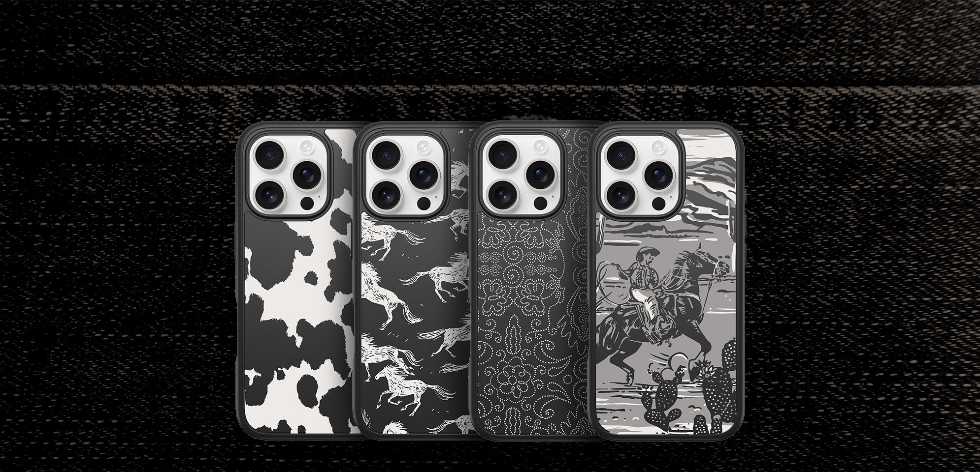 Black & White Western Collection Phone Cases | OtterBox