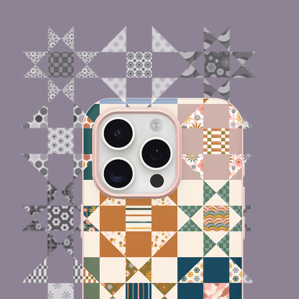 patchwork Gabrielle Neil iPhone case